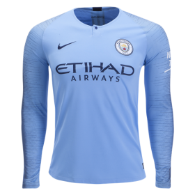 Koszulka Manchester City Główna 2018-2019 - Koszulki Piłkarskie(L/S)